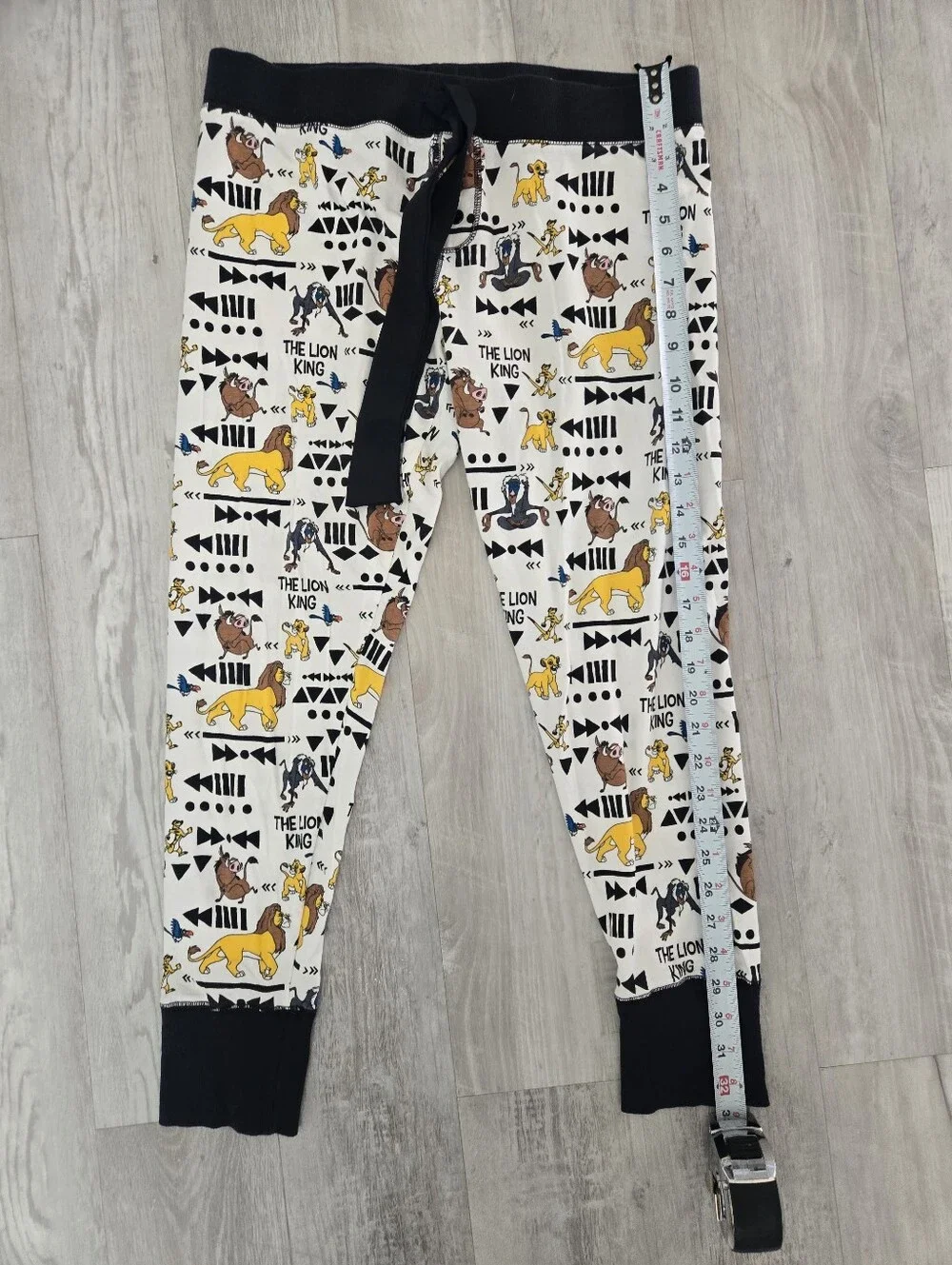 Disney The Lion King White, Black & Yellow Pajama Pants - Picture 4 of 7
